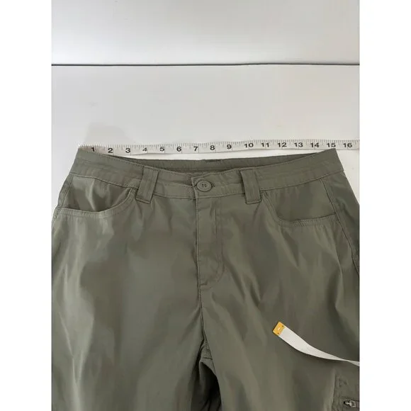 Eddie Bauer Pants 6 Cropped Hiking Pocket Gorp Core Outdoor Trail Cottage Core - Picture 4 of 14
